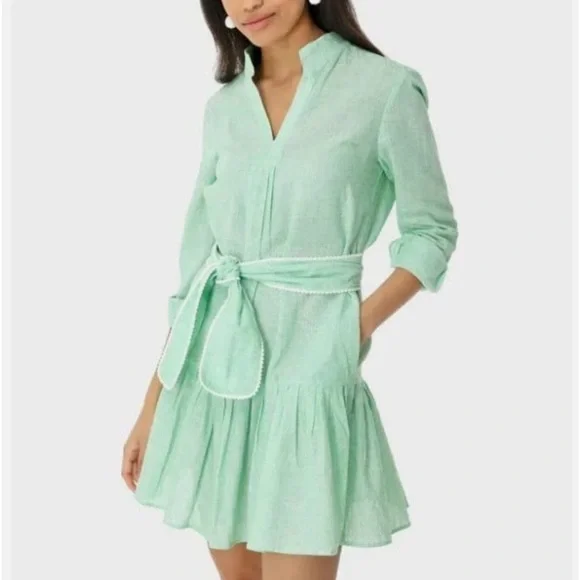 NWT Tuckernuck Surrey, Shift Mint Mini Dress M, SIZE, BUST, HIP, LENGTH